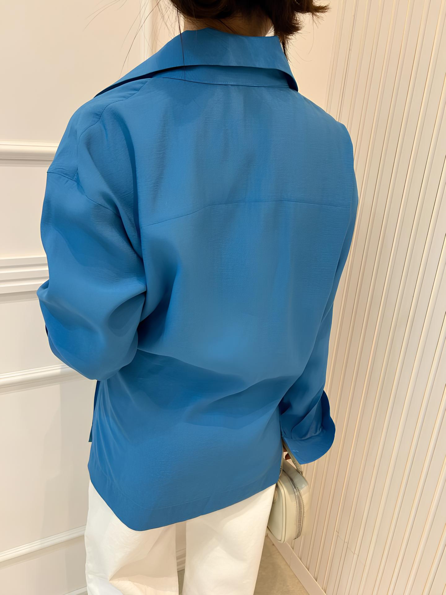 Asymmetrical Button Up