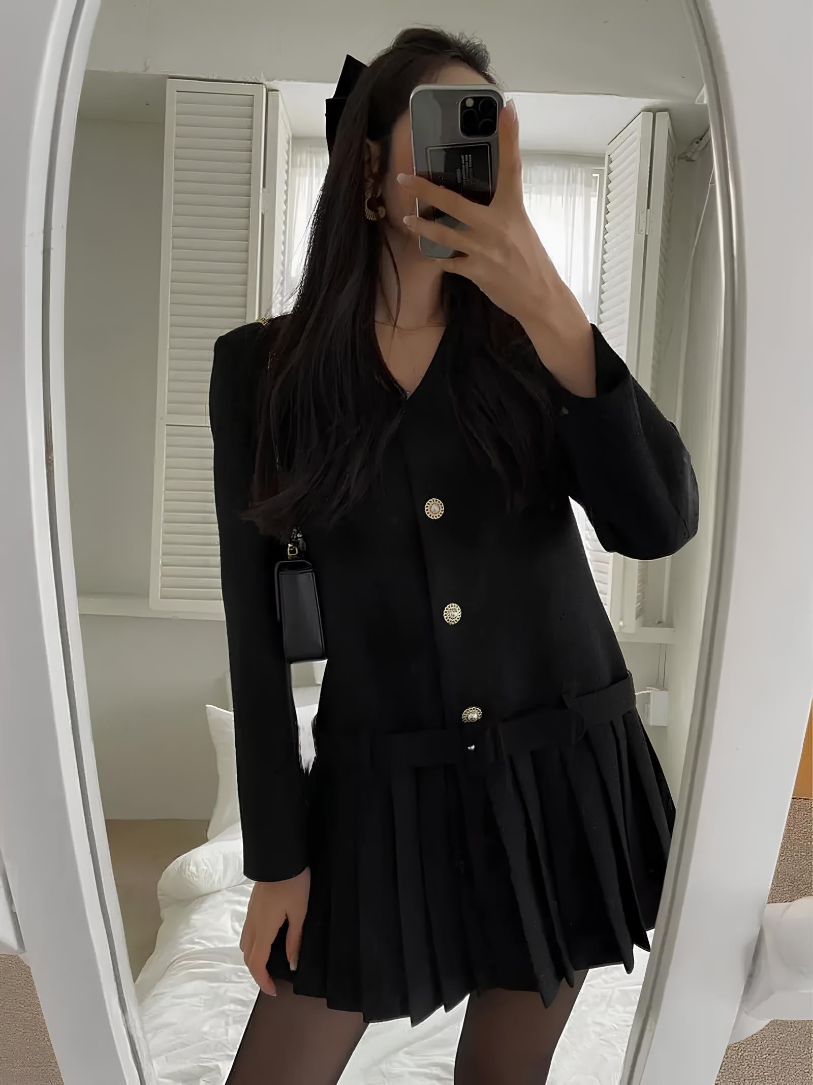 Pleated Dress