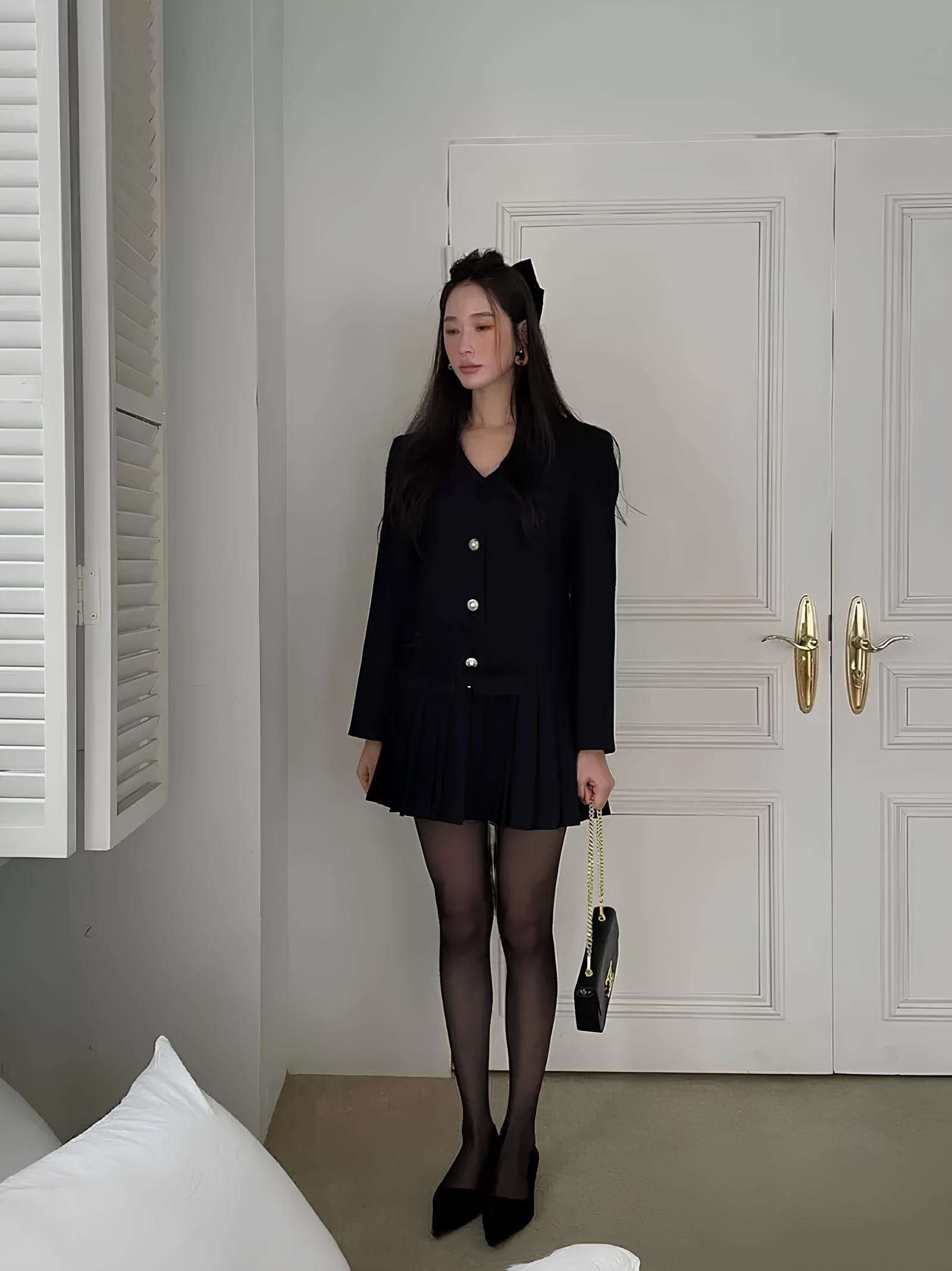 Pleated Dress