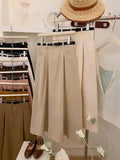 Camel Midi Skirt
